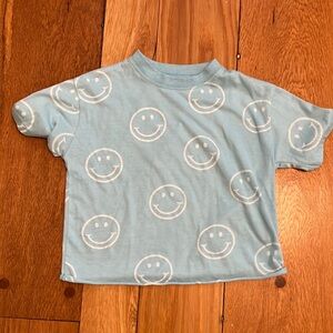 Vintage Havana Smiley Crop Tee M (10-12)